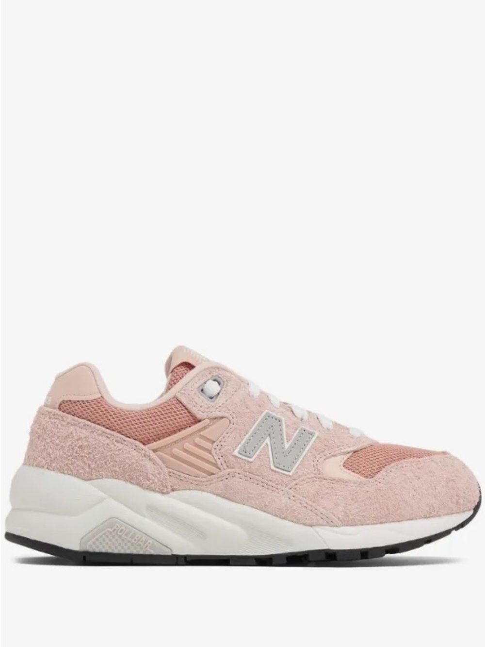New Balance UNISEX 580 Pink Sand Suede Running Sneakers M 9.5 W 11